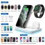 WAITIEE Wireless Charger, 3 in 1 Qi-Certified 15W Fast Charging Station for Apple iWatch Series SE/6/5/4/3/2/1,AirPods, Compatible for iPhone 12/11 Series/XS MAX/XR/XS/X/8/8 Plus/Samsung (White) WAITIEE Wireless Charger, 3 in 1 Qi-Certified 15W Fast Charging Station for Apple iWatch Series SE/6/5/4/3/2/1,AirPods, Compatible for iPhone 12/11 Series/XS MAX/XR/XS/X/8/8 Plus/Samsung (White)