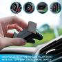 Car Cell Phone Mount, Lamicall Air Vent Clip Holder, Universal Stand Hands Free Cradle Compatible with Phone 12 Mini 11 Pro Xs Xs Max Xr X 8 7 6 6s Plus SE and Other 4.7-6.5 Smartphones - Gray