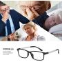 VVDQELLA Blue Light Blocking Glasses, Computer Reading Glasses for UV Protection Anti Eyestrain TR90 Lightweight Frame Women & Men (3.00x)