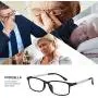 VVDQELLA Blue Light Blocking Glasses, Computer Reading Glasses for UV Protection Anti Eyestrain TR90 Lightweight Frame Women & Men (3.00x)