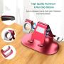3 in 1 Aluminum Charging Station for Apple Watch Charger Stand Dock for iWatch Series SE/6/5/4/3/2/1, iPad, AirPods Pro/2/1 and iPhone 12/11/Xs/X Max/XR/X/8/ 8P/7/7P/6S/6S(Red)
