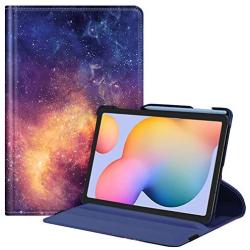 Fintie Rotating Case for Samsung Galaxy Tab S6 Lite 10.4 2020 Model SM-P610 (Wi-Fi) SM-P615 (LTE), [Built-in S Pen Holder] 360 Degree Swivel Stand Cover Auto Sleep/Wake, Galaxy