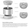 elago D Stand Charging Station for Apple Products (Silver) - Charging Dock for Apple TV Remote, iPhone, AirPods, iPad Mini, Apple Pencil, Keyboard and Magic Mouse [Premium Aluminum][Cable Management]