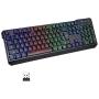 KLIM Chroma Rechargeable Wireless Gaming Keyboard + Slim, Durable, Ergonomic, Quiet, Waterproof, Silent Keys + Backlit Wireless Keyboard for PC PS4 Xbox One Mac + Teclado Gamer + New 2021 Version