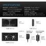AC Infinity AIRPLATE S7, Quiet Cooling Fan System 12'' with Speed Control, for Home Theater AV Cabinets
