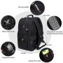 Extra Large 50L Travel Laptop Backpack with USB Charging Port Fit 17 Inch Laptops for Men Women