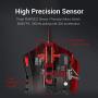 Redragon M901 Wired Gaming Mouse MMO RGB LED Backlit Mice 12400 DPI Perdition with 18 Programmable Buttons Weight Tuning for Windows PC Gaming (Black)