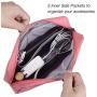 13-13.3 Inch Laptop Tablet Sleeve with Small Case, Chromebook Case for Surface Laptop 3/Acer Chromebook R13/HP Envy 13/Dell XPS 13/Lenovo Yoga 730, Pink Laptop Bag