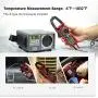 KAIWEETS Digital Clamp Meter T-RMS 6000 Counts, Multimeter Voltage Tester Auto-ranging, Measures Current Voltage Temperature Capacitance Resistance Diodes Continuity Duty-Cycle (AC/DC Current)