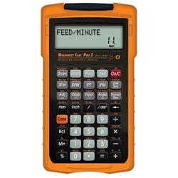 Calculated Industries 4088 Machinist Calc Pro 2 Advanced Machining Calculator | Speeds and Feeds, DOC, LOC and WOC for Materials and Tool settings | Machinists, Setters, Tool & Die Makers, Shop Owners