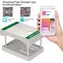 Rybozen White Mobile Film Scanner, Converts 35mm Slides & Negatives into Digital Photos with Your Smartphone Camera, Interesting Presents and Toys with LED Backlight（2AA Batteries not Included