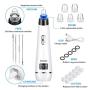 Blackhead Remover, Pore Vacuum Electric Blackhead Vacuum Extractor Clean Tool - Comedo Pore Beauty Device with 6 Probes for Blackhead Remover Vacuum Suction Cleanser Microdermabrasion Pimple Extractor