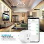 Smart Plug Esicoo - A Certified Works with Alexa, Echo & Google Home –Only Cloud Intelligence App- Only WiFi 2.4G (4 Pack)