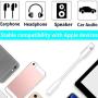 (3 Pack) iPhone Headphone Adapter, 3.5 mm Headphone Jack Adapter Aux Audio Earphones Connector, Headphone Dongle Stereo Cable Compatible with iPhone 11/11Pro/X/XR/XS/XSmax/8,Support All iOS System