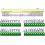 Electronics-Salon Pi Panel Mount Pluggable Terminal Block Breakout Module, for Raspberry Pi.