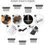 Complete Guitar Accessories Repair and Maintenance Kit - Large Care Set of Tools for Guitar Ukulele & Bass. Guitar Kit with Convenient Case, Perfect Gift for Music or String Instrument Enthusiast