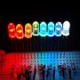 Novelty Place 100 Pcs 5mm Pink LED Diode Lights - [Ultra Bright] Clear Transparent DC 3V 20mA Emitting Diodes LEDs Bulb - DIY Science Project Electronics Components Lighting Kit