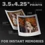 Polaroid WiFi Wireless 3x4 Portable Mobile Photo Printer (Black) with LCD Touch Screen, Compatible w/ iOS & Android
