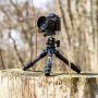 SIRUI Mini Tripod AM-223 ProfiLegs Carbon Fiber Travel Compact Lightweight Tripod with B-00K Ball Head (AM-223+B00K)