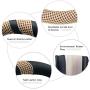 BOKIN Steering Wheel Cover, Microfiber Leather and Viscose, Breathable, Anti-Slip, Odorless, Warm in Winter and Cool in Summer, Universal 15 Inches (Tan)
