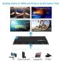 gofanco 4K 4x4 HDMI Matrix Switcher with IR and RS 232 Control – Up to 4K @30Hz, 3D, HDMI 1.4, HDCP 2.2, TrueHD, DTS Audio, EDID, 4 Input 4 Output, Firmware Upgradable (Matrix44v2)