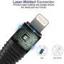 (1Ft 3 Pack) iPhone Charger Cable,[MFi Certified] Lightning Cable Nylon Braided iPhone Charger Cable for Charging and Syncing Compatible with iPhone 11/11 Pro/X/XS/XR/XS Max/8/8 Plus/7 Plus