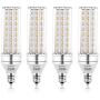 E12 LED Bulbs, 16W LED Candelabra Bulb 120 Watt Equivalent,1400lm, Decorative Candelabra Base E12 Non-Dimmable LED Chandelier Bulbs, Warm White 3000K, LED Corn Lamp, Pack of 4