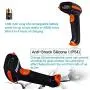 Tera Barcode Scanner Wireless Versatile 2-in-1 (2.4Ghz Wireless+USB 2.0 Wired) Rechargeable 1D Barcode Reader USB Handheld Bar Code Scanner Wireless with Stand