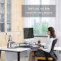 Monitor Stand Riser with USB Ports,Aluminum Computer Riser Support Transfer Data Keyboard Storage Desk Organizer for Laptop,Computer,iMac,Printer