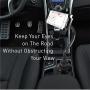 Macally 2 in 1 Phone & Tablet Car Mount for Cup Holder - Flexible 12” Gooseneck and 360° Rotating Base - Phone, Tablet, & iPad Holder for Car - Fits Devices up to 8” Wide