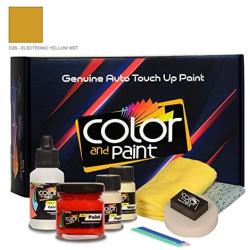 Color and Paint Compatible with/KIA Sportage/Electronic Yellow MET - D2B / Touch UP Paint System for Paint Chips and Scratches/Plus Care