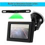 Pyle Backup Car Camera Rearview Monitor System - Parking & Reverse Assist with Waterproof and Night Vision Abilities, 4.7'' Monitor Display Screen, Wide Angle Lens Cam, Distance Scale Line - (PLCM4700)