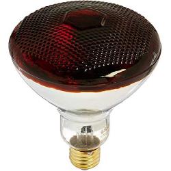 Satco Products S4751 175BR38/HR Medium Base Red Heat Lamp