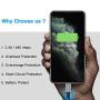 iCrius iPhone Charger Cable, MFi Certified 6ft LED Light Up Visible Flowing Lightning Charger Charging Cord Compatible with iPhone12 Plus/XS/XR/X /8 Plus / 8/7 Plus / 7, iPod Touch More iCrius iPhone Charger Cable, MFi Certified 6ft LED Light Up Visible Flowing Lightning Charger Charging Cord Compatible with iPhone12 Plus/XS/XR/X /8 Plus / 8/7 Plus / 7, iPod Touch More