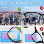 ZENOTTIC Anti Blue Light Glasses Blue Light Blocking Reading Glasses Stylish Leopard Glasses Anti Eyestrain for Women