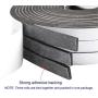 Foam Seal Tape-3 Rolls, 1/2 Inch Wide X 1/8 Inch Thick High Density Foam Strip Self Adhesive Neoprene Rubber Door Weather Stripping Insulation Foam Window Seal Total 50 Feet Long （16.5ft x 3 Rolls）