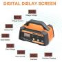 Ampeak 6V 12V Smart Car Battery Charger and Maintainer 2A 8A Fully Automatic with Cable Clamps