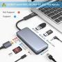 [10Gbps] USB to USB-C Adapter (2 Pack) - XAOSUN USB A to USB C Adapter - Support One-Sided Superfast Data Transmission & 100W Fast Charging - Compatible with Laptops, PC, Chargers, Oculus Quest Link