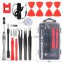 122 in 1 Precision Screwdriver Set Justech Magnetic Driver Kit Professional Electronics Repair Tool Kit for Repairing PC MacBook Pad Laptop Watch Glasses Smartphone
