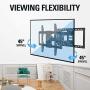 Mounting Dream Full Motion TV Mount UL Listed TV Wall Mount Bracket for 42-75 Inch TVs, Premium Wall Mount TV Bracket, Fits 16, 18, 24 inch Studs with Articulating Arm, VESA 600x400mm, 132 lbs MD2298