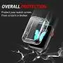 Smiling Case Compatible with Apple Watch Series 3/Series 2 Built in Screen Protector 38mm,Overall Protective Case TPU Clear Ultra-Thin Cover(2 pack)