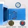 SamYerSafe Safe Box with Sensor Light,Security Safe with Electronic Digital Keypad Money Safe Steel Construction Hidden with Lock，Wall or Cabinet Anchoring Design for Office Home Hotel(Blue)