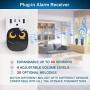 1/2 Mile Long Range Wireless Driveway Alarm Outdoor Weather Resistant Motion Sensor&Detector-Home&Office DIY Security Alert System-Monitor&Protect Outdoor/Indoor Property - 1 Receiver and 1 Sensor