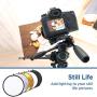 Etekcity 24'' (60cm) 5-in-1 Photography Reflector Light Reflectors for Photography Multi-Disc Photo Reflector Collapsible with Bag - Translucent, Silver, Gold, White and Black