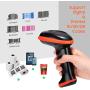 Tera [Pro Series] Wireless 1D 2D QR Barcode Scanner with Counting Screen and Charging Cradle Extra Fast Scanning Speed Ultra High Resolution Handheld Imaging Bar Code Reader for Warehouse Inventory