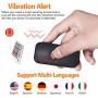 Tera Mini Wireless Barcode Scanner Compatible with Bluetooth, Printed Digital 1D 2D QR Barcode Reader Scanner Portable for PC, Laptop, Smartphone and Tablet with Vibration Alert Function