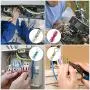 Kuject 255PCS Heat Shrink Wire Connectors, Waterproof Electrical Crimp Wire Terminals, Include Ring Terminals, Spade Connectors, Forks, Quick Disconnect Terminals for Automotive, Marine