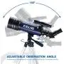 ESSLNB Telescope for Kids 70mm Refractor Telescope with Smartphone Adapter 51.6in Tripod Astronomical Telescopes for Astronomy Beginners Adults 3X Barlow Moon Filter Fully Coated Lens