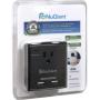 Inland NSS13 Wall Tap Style 1 Outlet Surge Protected 2-USB Charger Ports with 2.1A for iPad