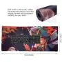 Bimor Extended Gaming Mouse Mat/Pad - Large, Wide (Long) Custom Professional Mousepad, Stitched Edges, Ideal for Desk Cover, Computer Keyboard, PC and Laptop (90x40 angelbutterfly)